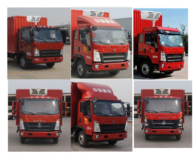 豪沃牌ZZ5167XLCH4515E1冷藏車 隨車吊 高效冷鏈運輸的智能解決方案